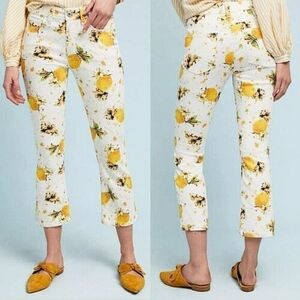 Anthropologie Pilcro Lemon High-rise Bootcut Cropped Jeans | Poshmark