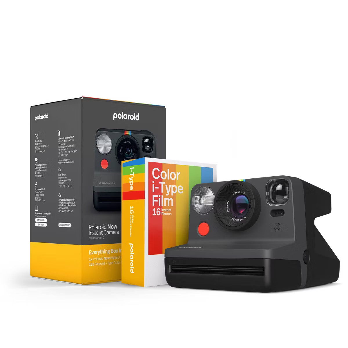 Polaroid Now Camera Gen 2 Everything Box - Black | Target