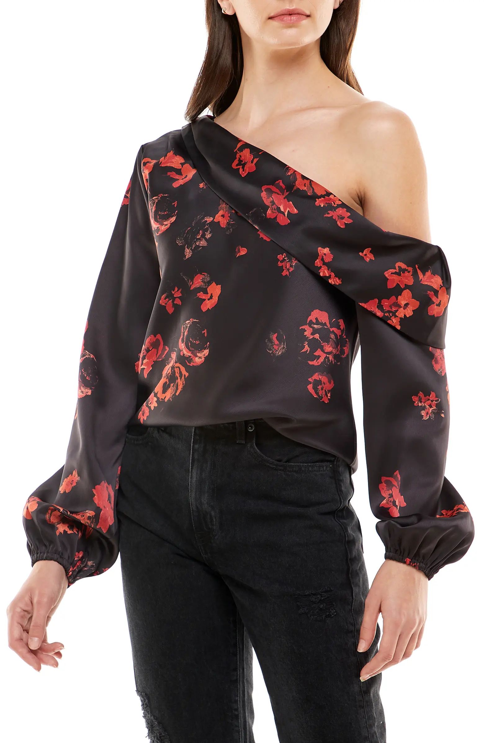 One-Shoulder Blouse | Nordstrom