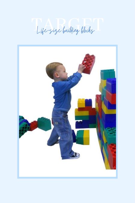 Our boys love these life size building blocks. These are a great gift for boys or girls. 

Kids birthday gifts
Toddler gifts
Birthday party gifts 
Christmas gifts

#LTKbaby #LTKGiftGuide #LTKkids