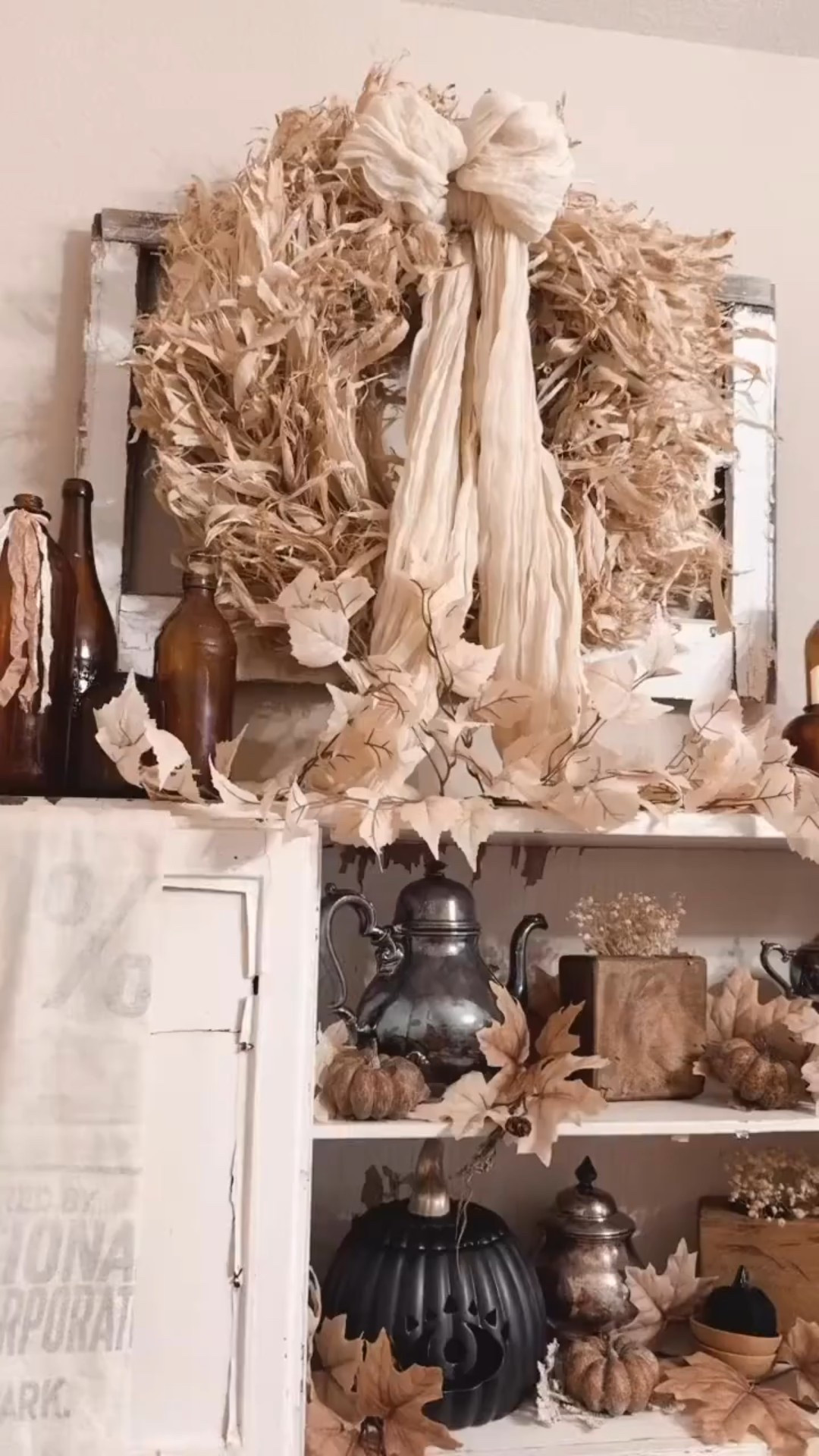 When it comes to fall wreaths, this wreath steals the show ! One of the prettiest fall wreaths around. #fallwreath #falldecor #autumndecor #ltkfall 

#LTKStyleTip #LTKSeasonal #LTKHome