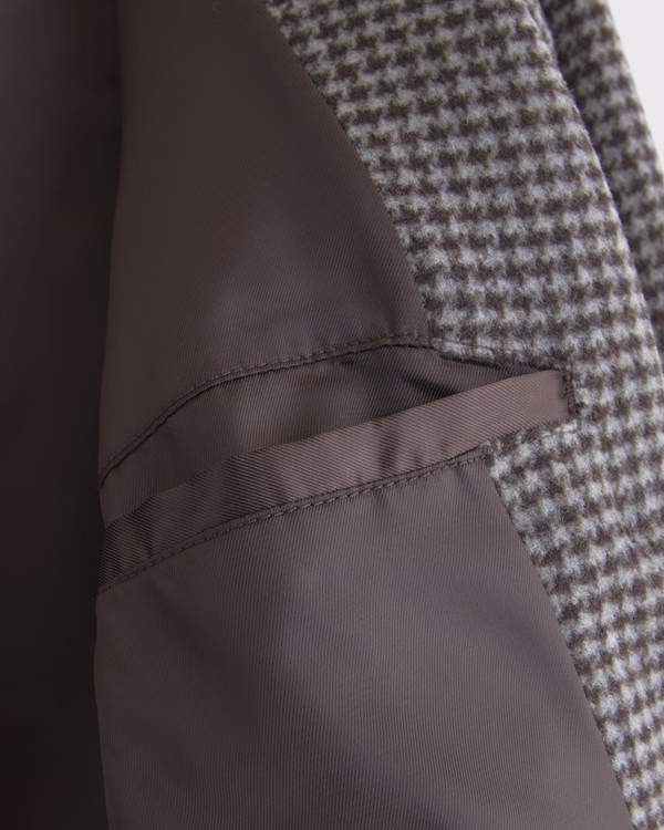 A&F Carrie Wool-Blend Trench Coat | Abercrombie & Fitch (US)