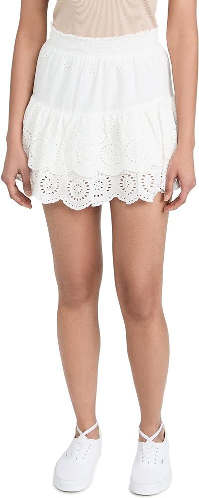 BB DAKOTA Women's Eyelet You Wont Skirt | Amazon (US)