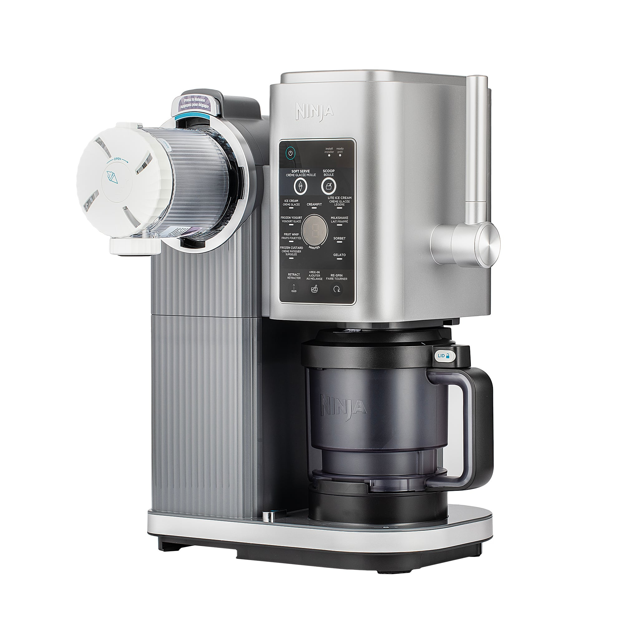 Ninja - Swirl by CREAMi Ice Cream and Soft Serve Maker, Sorbet, Milkshake, Frozen Yogurt, Low Calories Program & More, 13 - Black | Best Buy U.S.