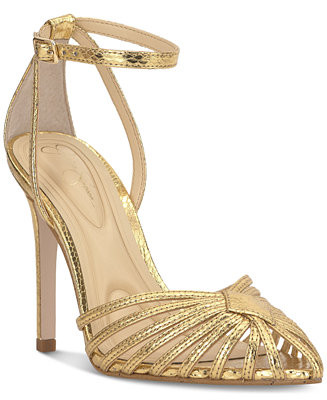 Women's Paveri Huarache Strappy Stiletto Pumps | Macy's