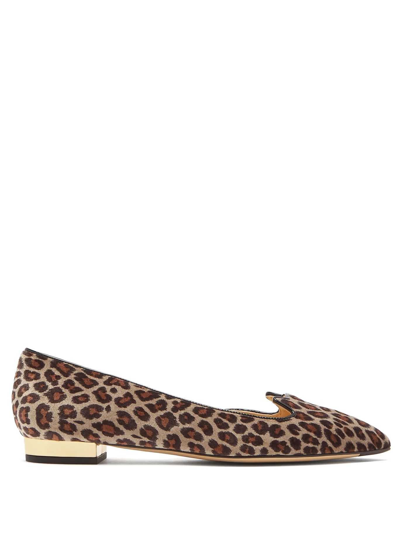 Kitty D'Orsay leopard-print flats | Matches (US)