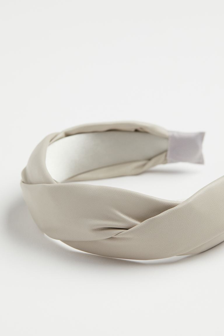 Imitation leather Alice band | H&M (UK, MY, IN, SG, PH, TW, HK)