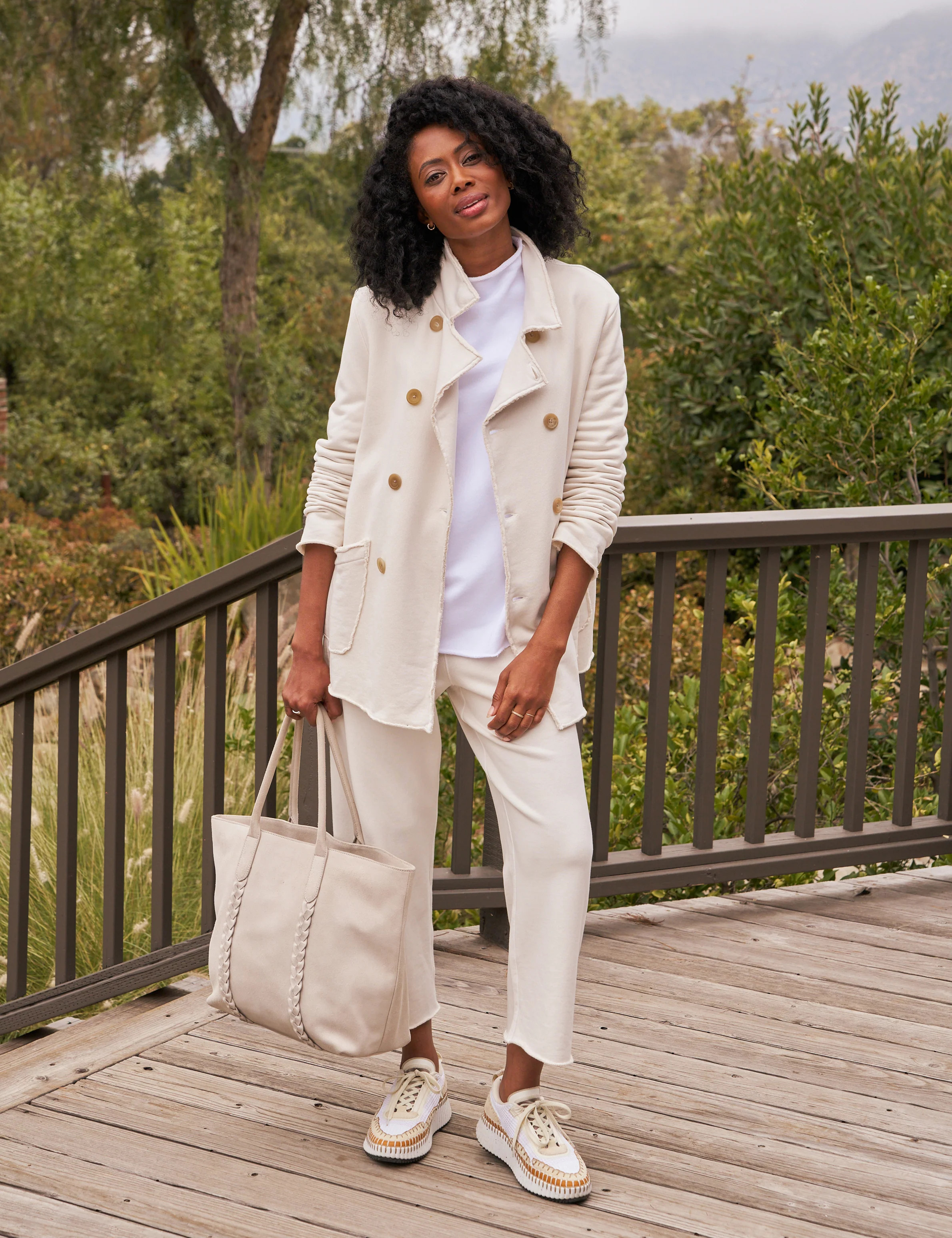 LONDON TRAVEL SET Vintage White | Frank & Eileen