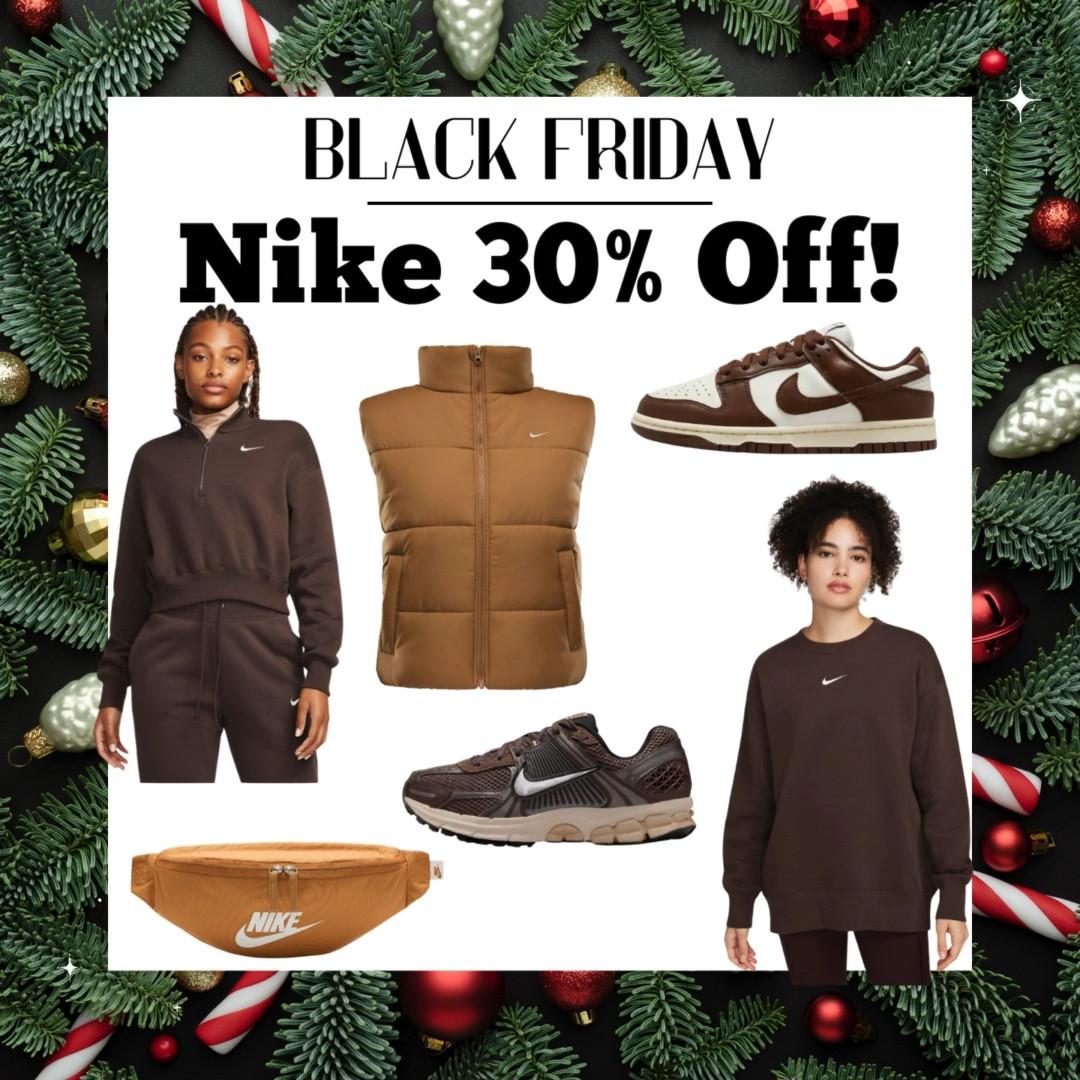 Brown tan neutral Nike sneakers puffer vest sweatshirt Black Friday gift ideas

Love a good Nike sale! 

#LTKCyberWeek #LTKGiftGuide #LTKFindsUnder100