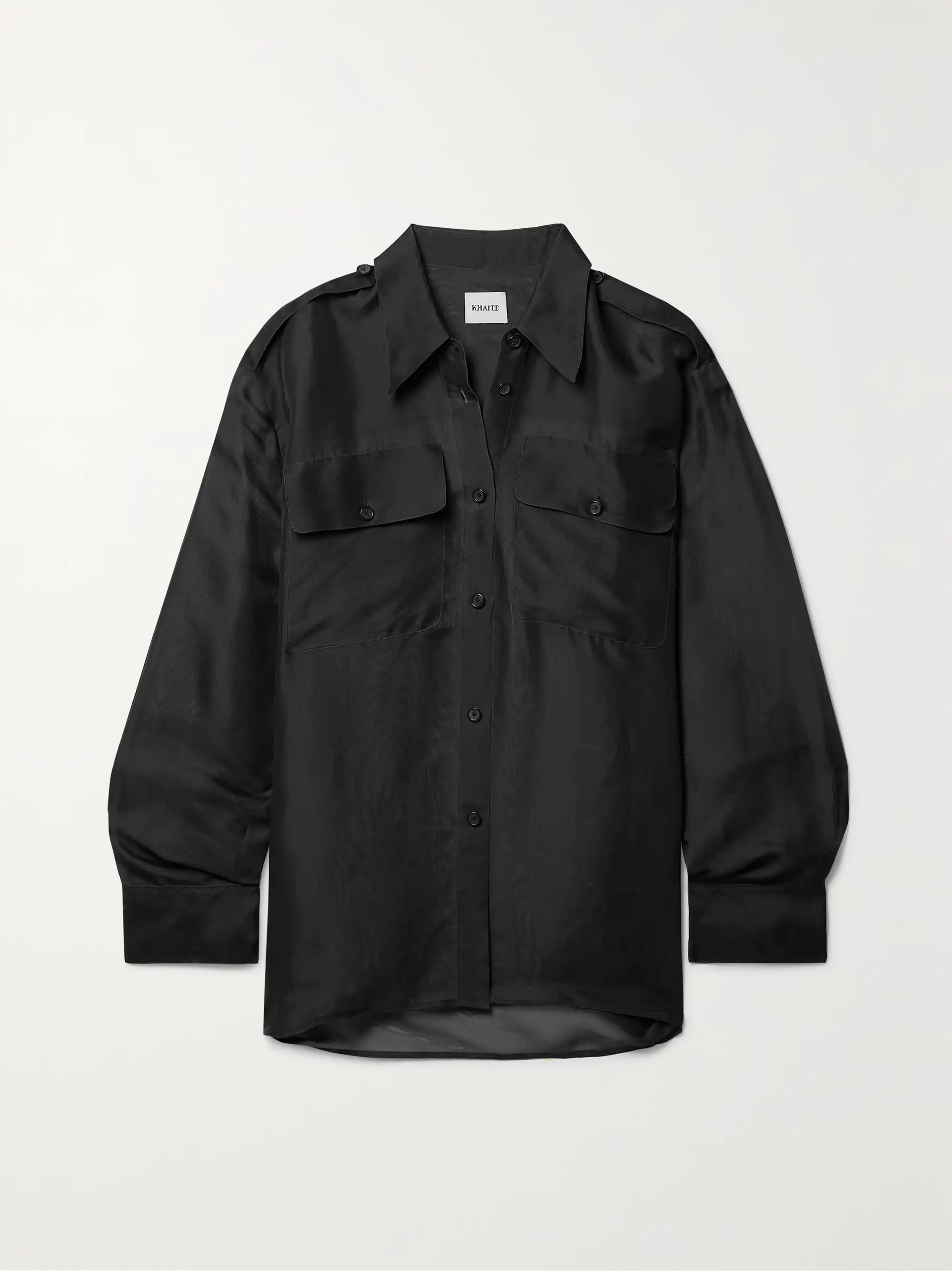 Missa oversized silk-organza shirt | NET-A-PORTER (UK & EU)