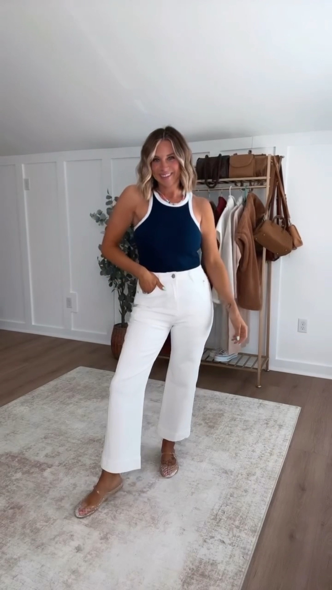 These ribbed tanks with built in bras are the kind of basics you’ll reach for on repeat… comfy, flattering, supportive, and easy to throw on with denim shorts, linen pants, or leggings. No extra bra needed = a summer MUST 🙌🏼
They hug in all the right places without feeling tight, and the quality honestly feels way more expensive than they are. Mom life approved, hot weather approved, and definitely cart worthy - 
I'm 5'9 139lbs wearing small tops and skirt, size 6 pants, size M denim shorts.  

 #LTKgrwm #LTKmomlife #LTKSeasonal