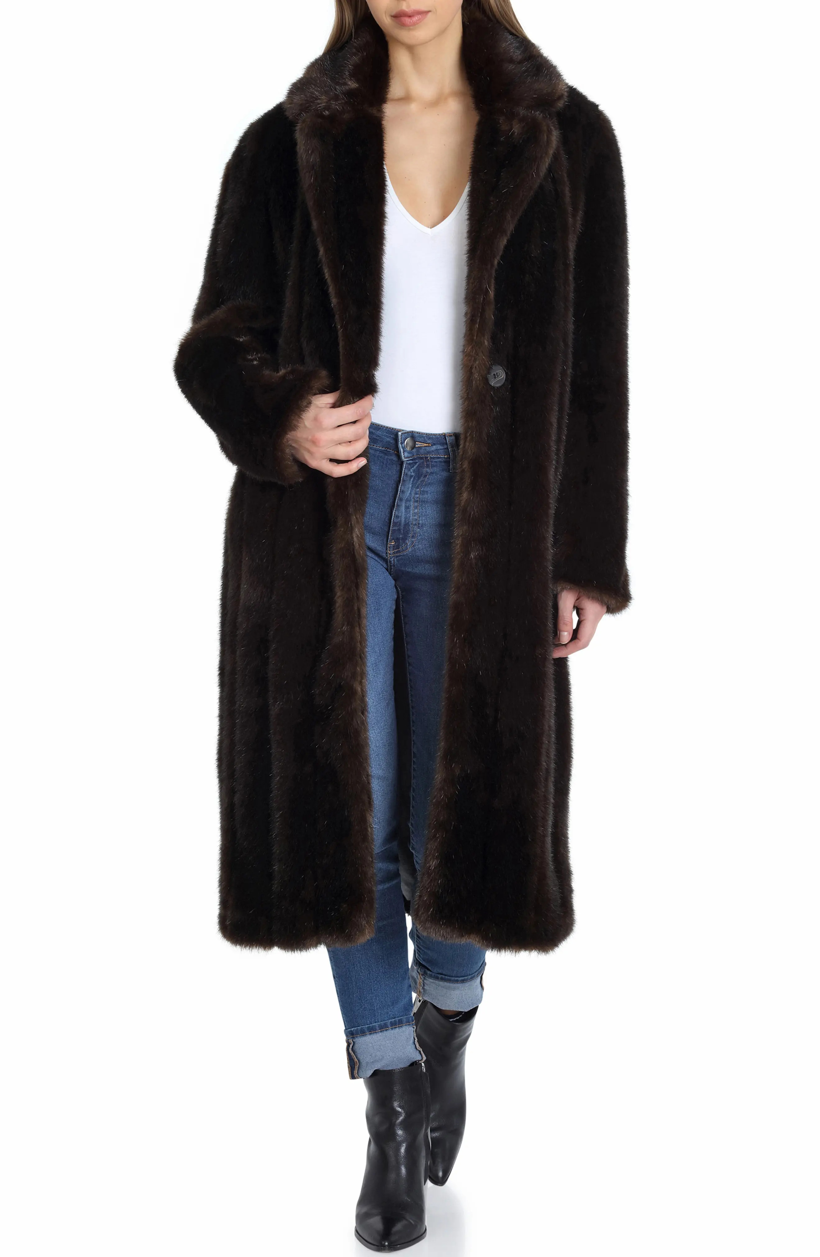 Avec Les Filles Faux Fur Walker Coat | Nordstrom