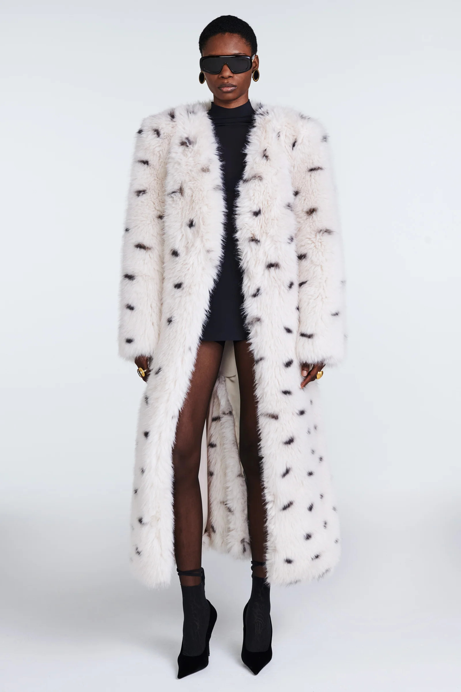 Olivia Faux Fur Coat | DUCIE
