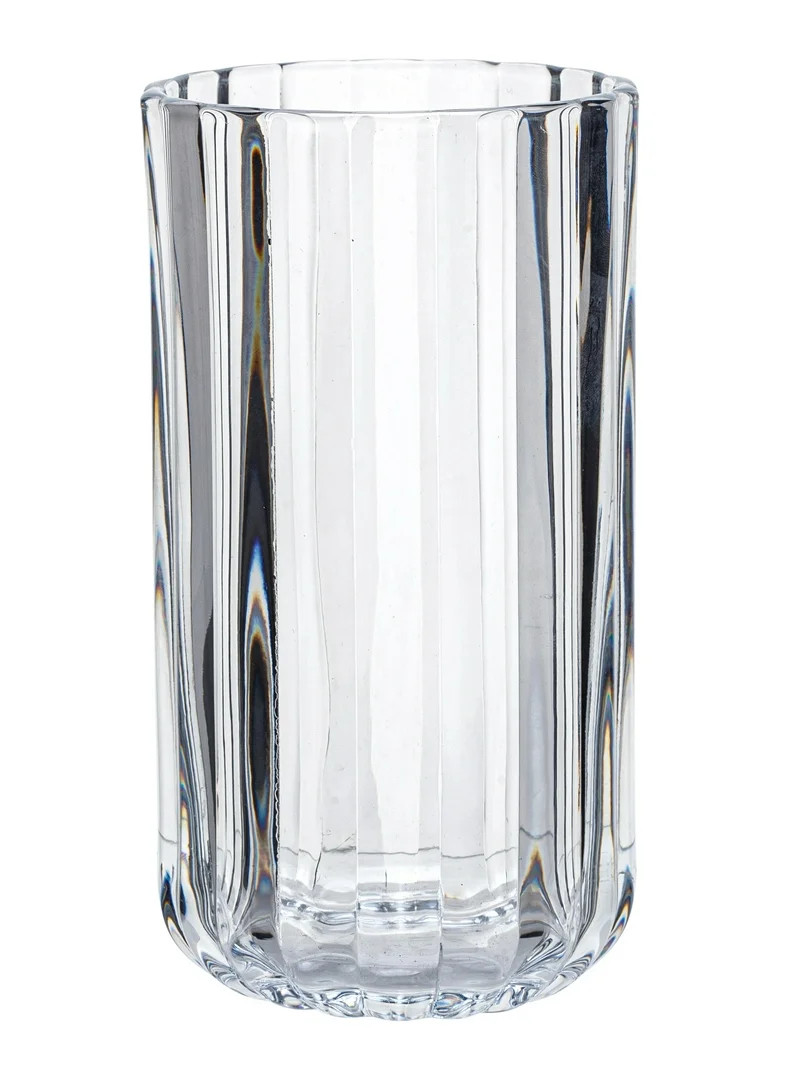 Better Homes & Gardens 14OZ Fluted Glass Tumbler Clear | Walmart (US)