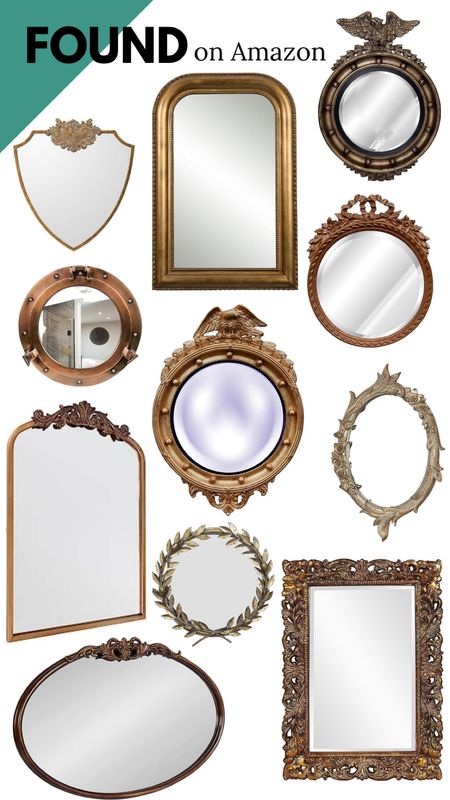 Found on Amazon Home: antique-inspired mirrors

Vintage, gold, mirror, federal, round


#LTKhome #LTKFind