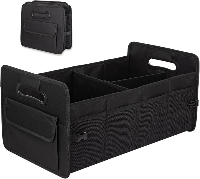 Car Trunk Organizer, Collapsible Car Organizers and Storage Large Black | Amazon (US)