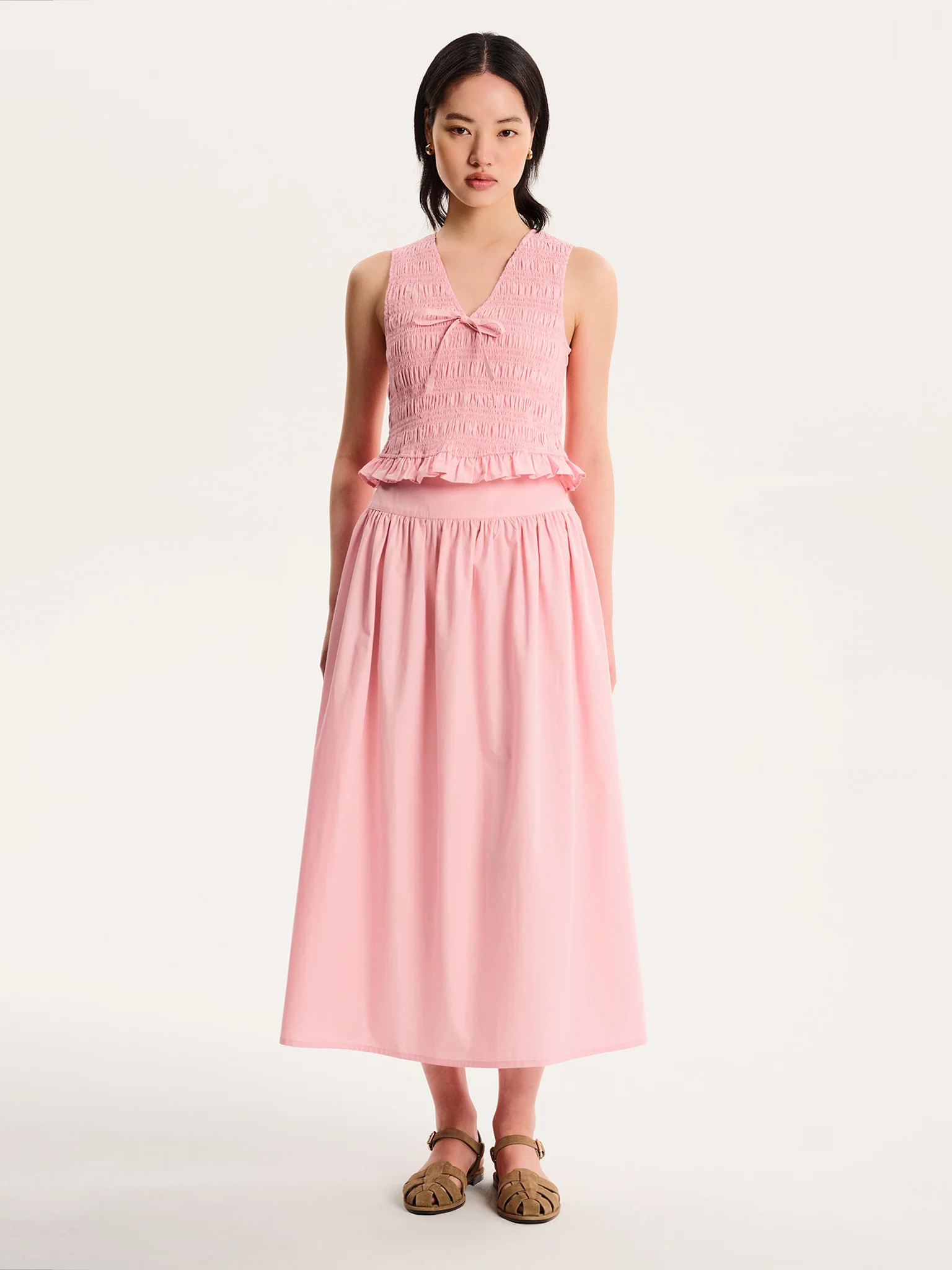 Darcie Skirt in Pink | OMNES UK