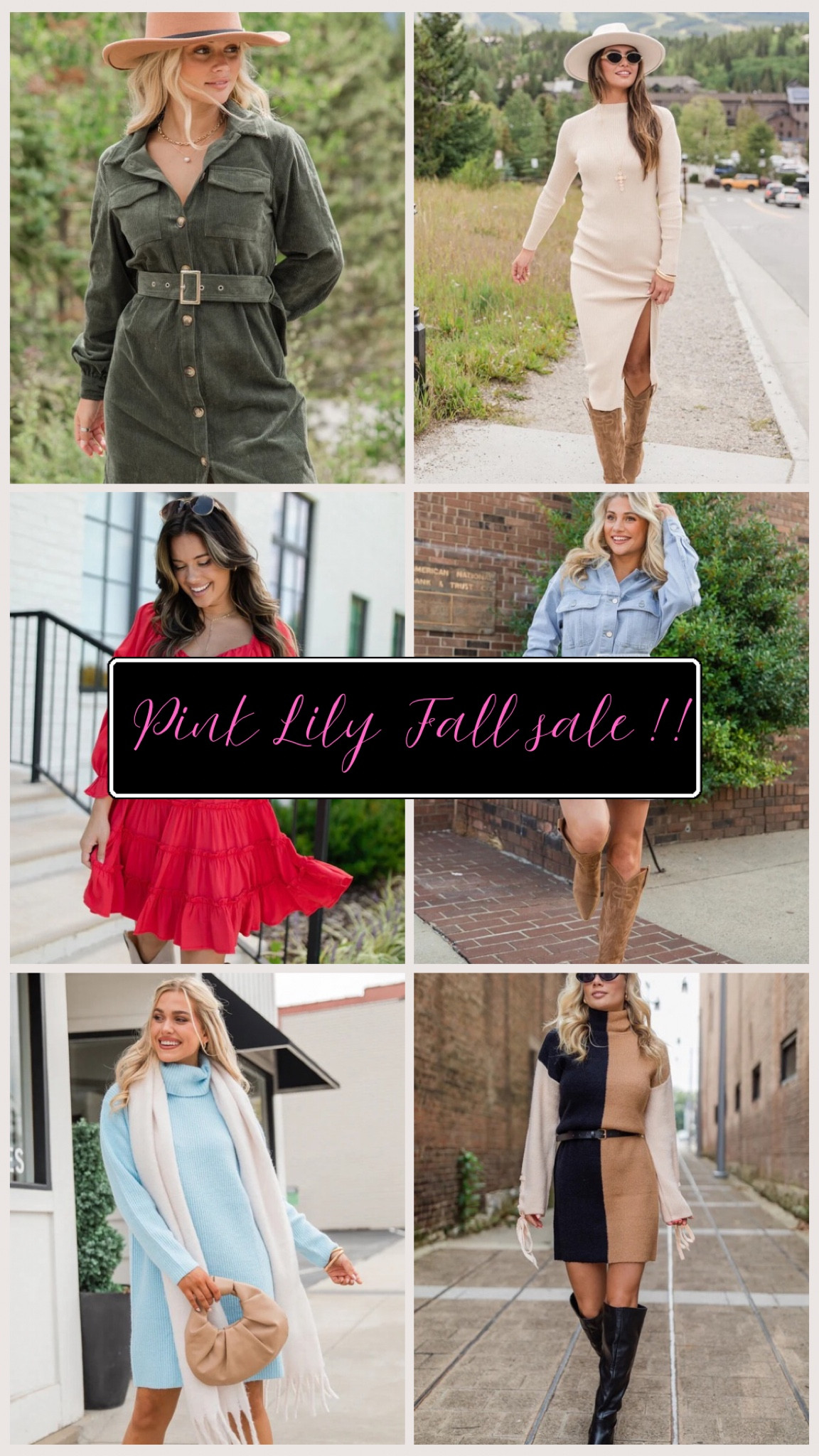 Pink lily fall sale finds !! Use code 30LTK

Fall dresses, wedding guest dress 
Family photo dress 

#LTKSaleAlert #LTKStyleTip #LTKFallSale