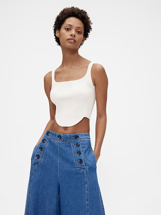 GapStudio Knit Corset Top | Gap (US)