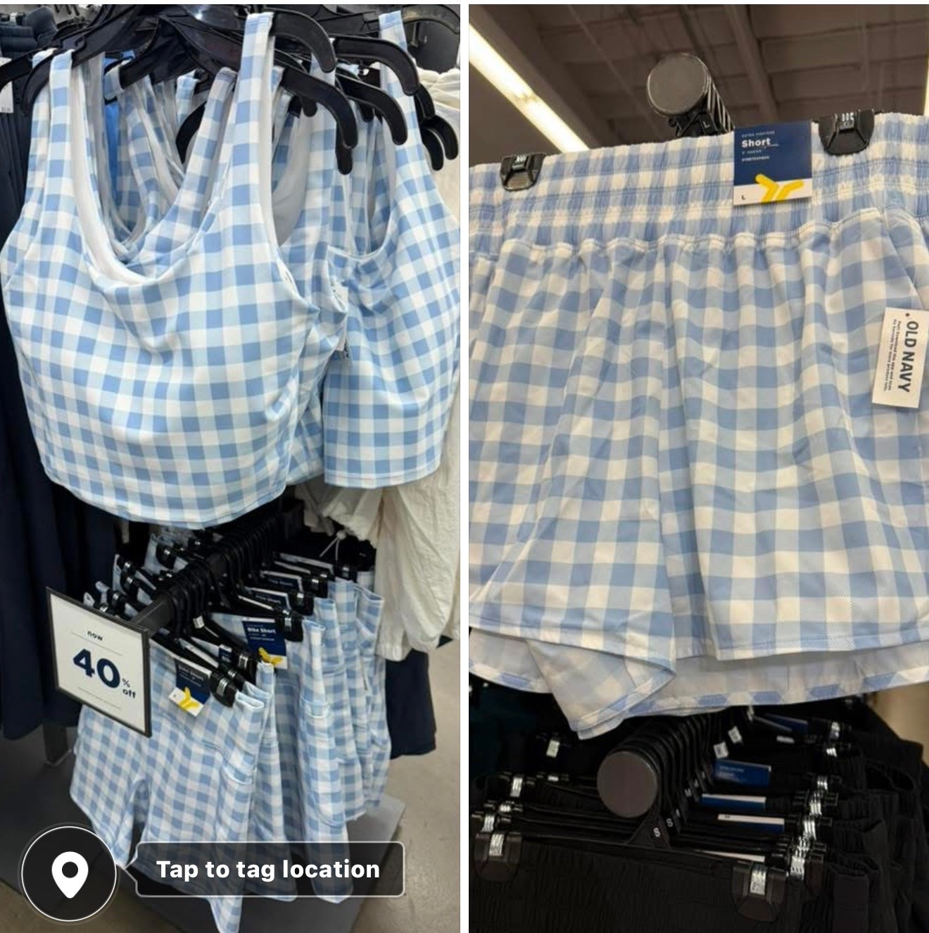 Old navy gingham workout sets!

#LTKgrwm #LTKmomlife #LTKootd