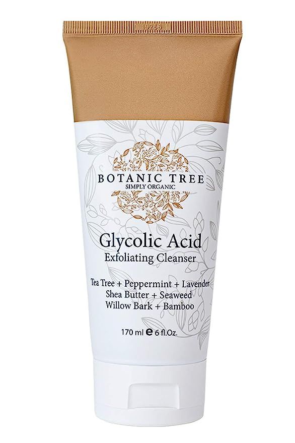 Glycolic Acid Face Wash Exfoliating Cleanser 6oz w/10% Glycolic Acid- AHA For Wrinkles and Lines ... | Amazon (US)