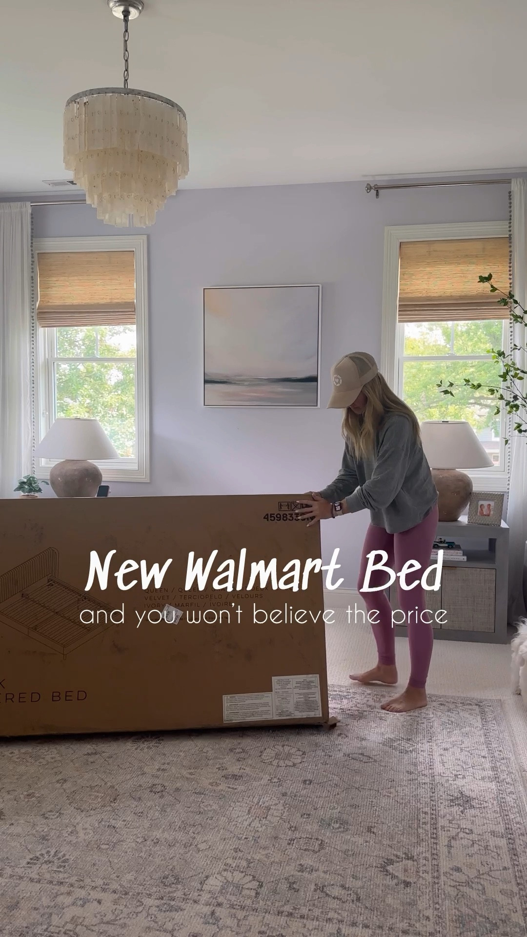 New Walmart upholstered bed that I’m loving!! The price is under $340 for a queen!! 🙌🏼

#LTKVideo #LTKHome