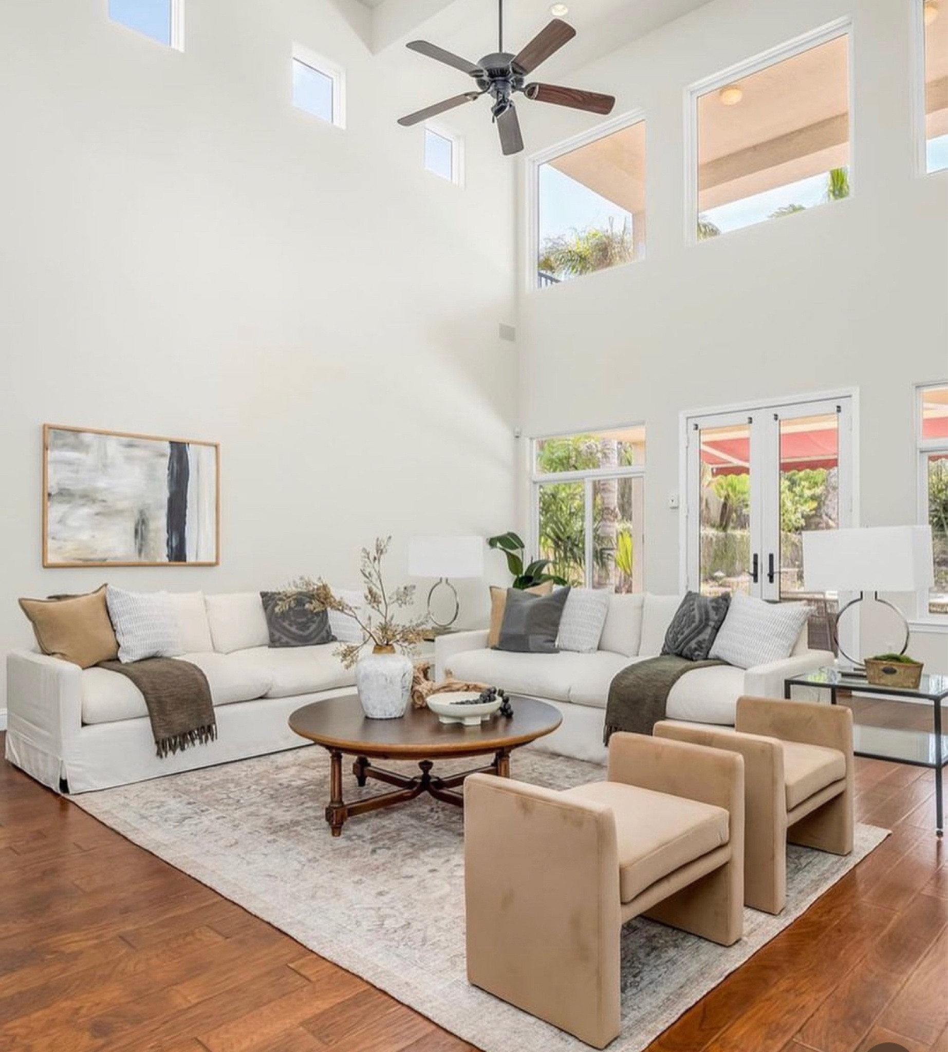 The Classic White Sofa. Perfect for any living space. 

#LTKhome