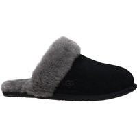 UGG Slippers and Hooves Scuffette Woman Suede Black/Gray | Balardi (US & Canada)