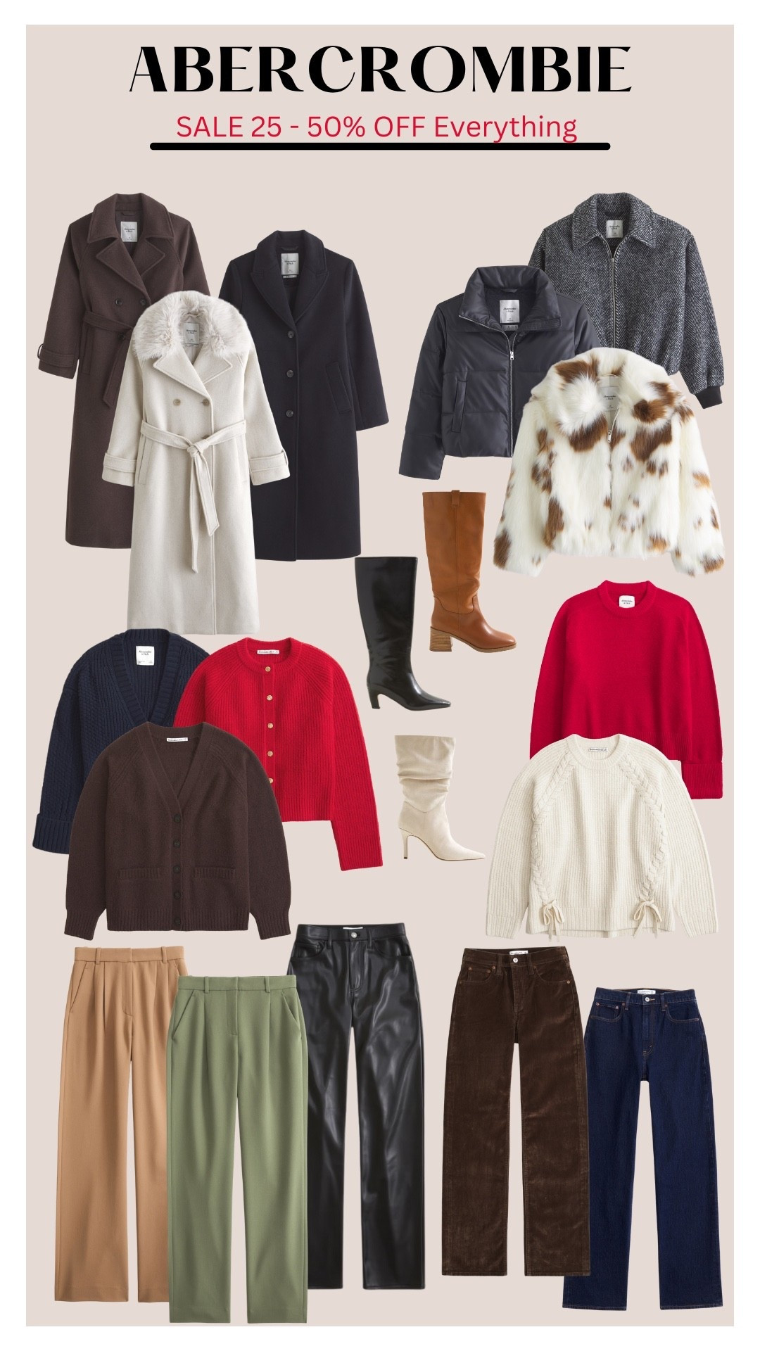 Abercrombie and Fitch Sale‼️ Everything 25 - 50% off 

#LTKCyberWeek #LTKSaleAlert #LTKSeasonal