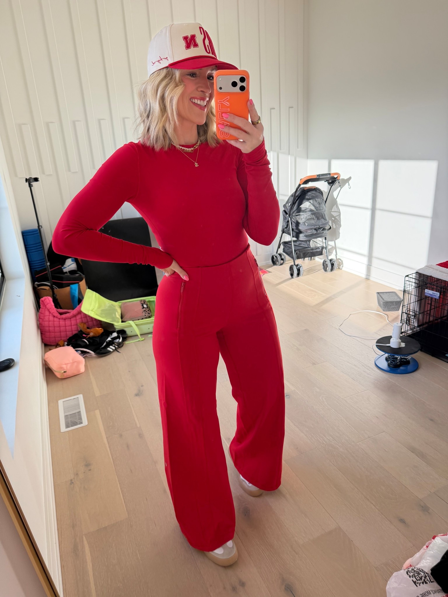 True Red!!! ❤️❤️❤️ small top and small
Pants!!! Obsessed with these pants!!! 

#LTKmorningroutine #LTKfitnessgoals #LTKdayinmylife