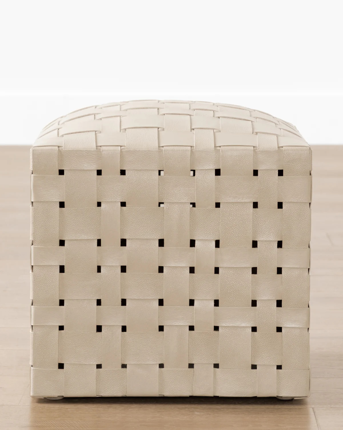 Ackley Leather Ottoman | McGee & Co. (US)