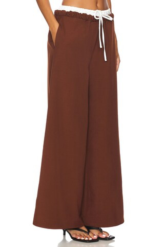 SNDYS x REVOLVE Lucia Pants in Brown from Revolve.com | Revolve Clothing (Global)