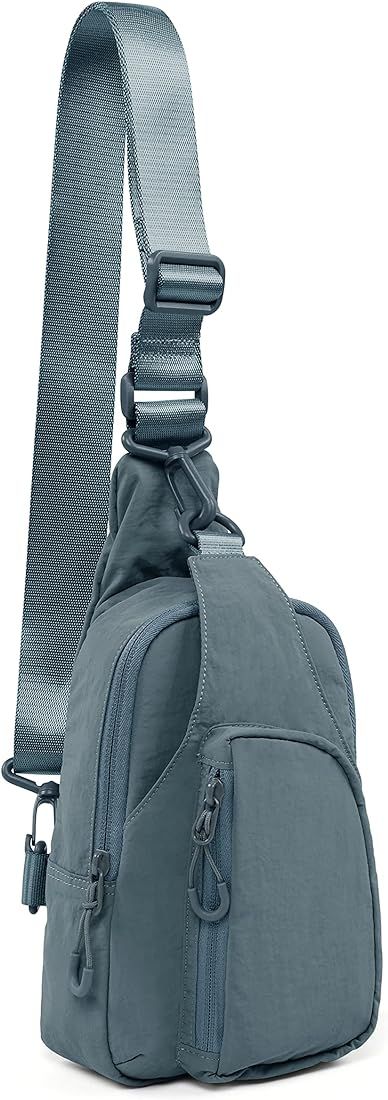 Daily Sling Bag with Adjustable Straps Crossbody Chest Bag Lightweight Small Backpack for Casual ... | Amazon (US)