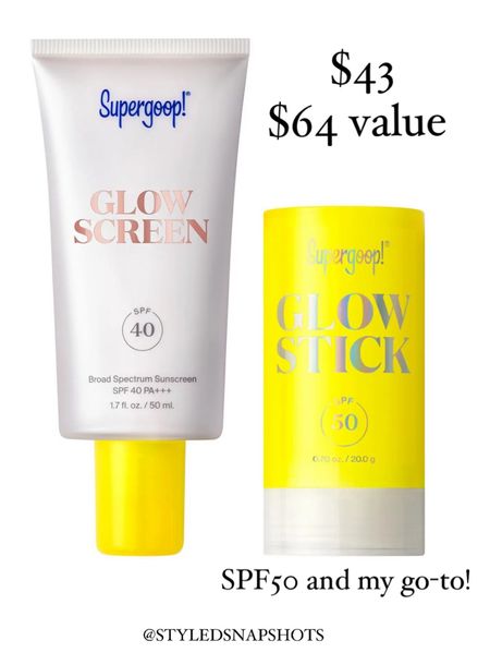 My go-to spf stick is on sale at Nordstrom! Purchase as a set with the glow screen for $43, $64 value 

#LTKbeauty #LTKunder50 #LTKxNSale