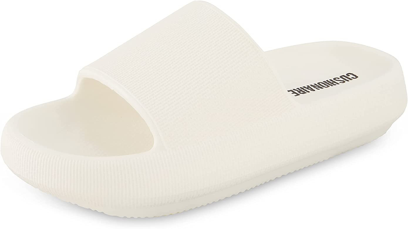CUSHIONAIRE Women's Feather recovery slide sandals with +Comfort | Amazon (US)