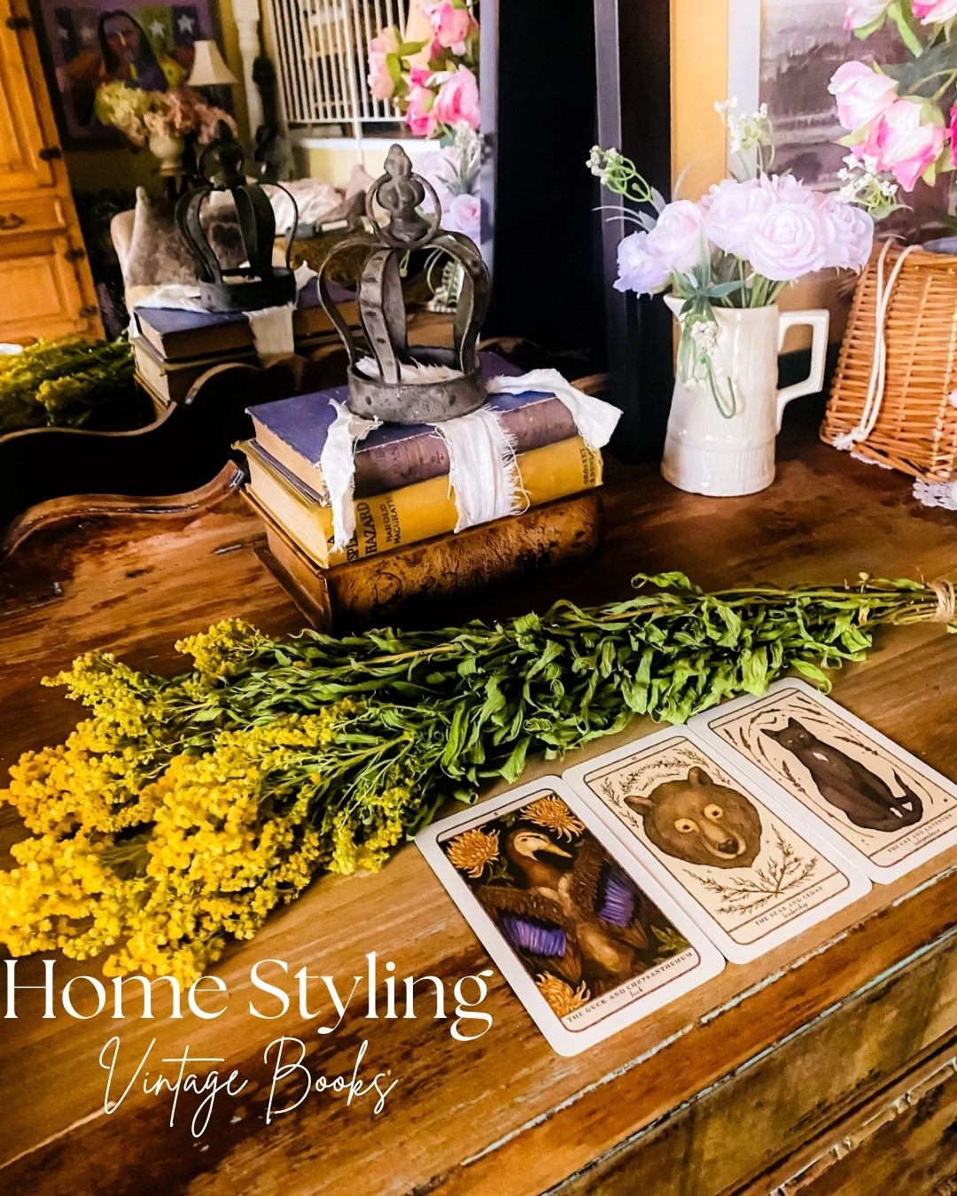 Love styling my home with a mix of vintage books and other fun details! Makes it so cozy!⭐️

#LTKcanada #LTKstyletip #LTKhome