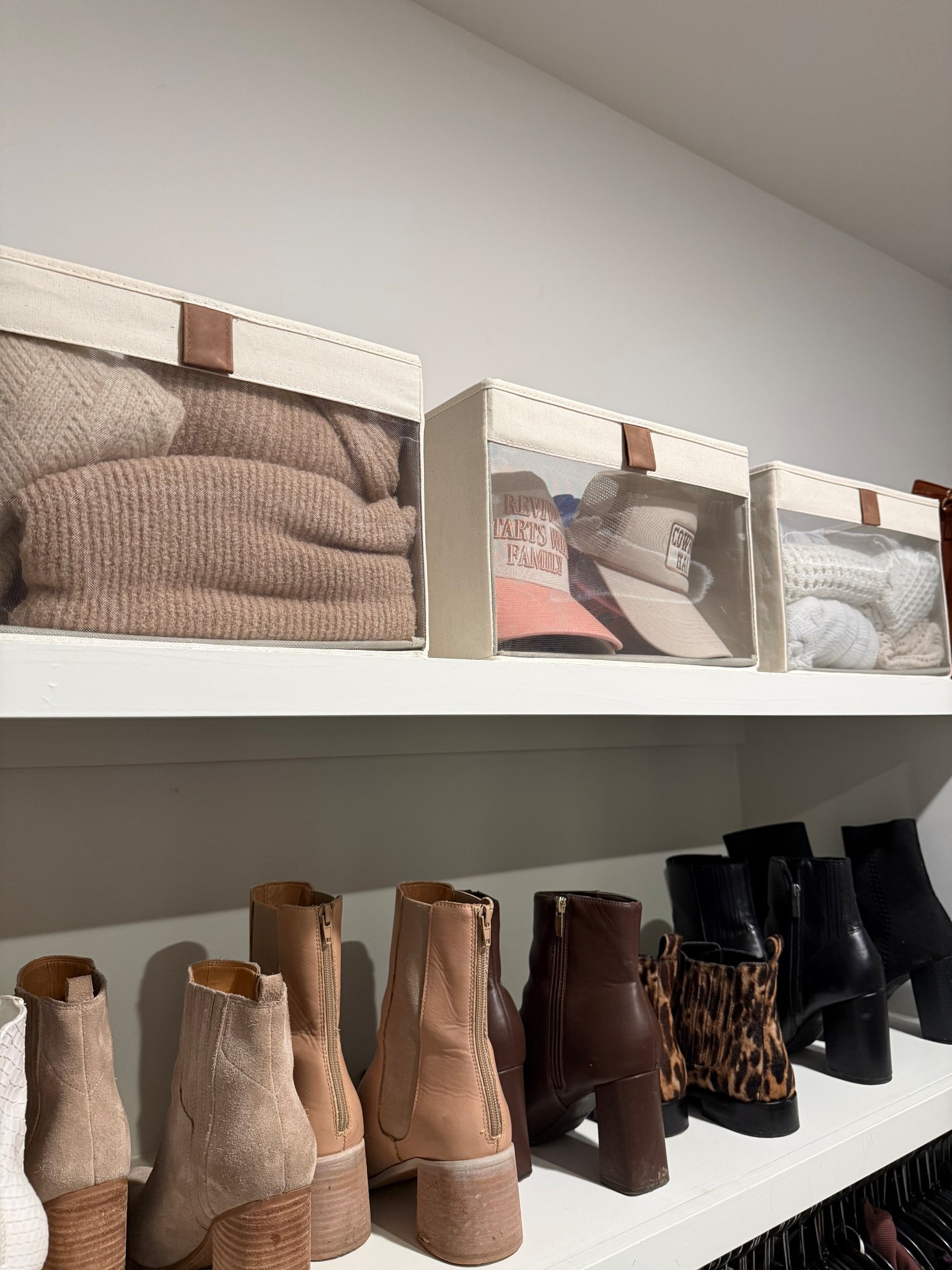Love these mesh organizers for seasonal closet storage! #closet #closetorganization #organization

#LTKHome