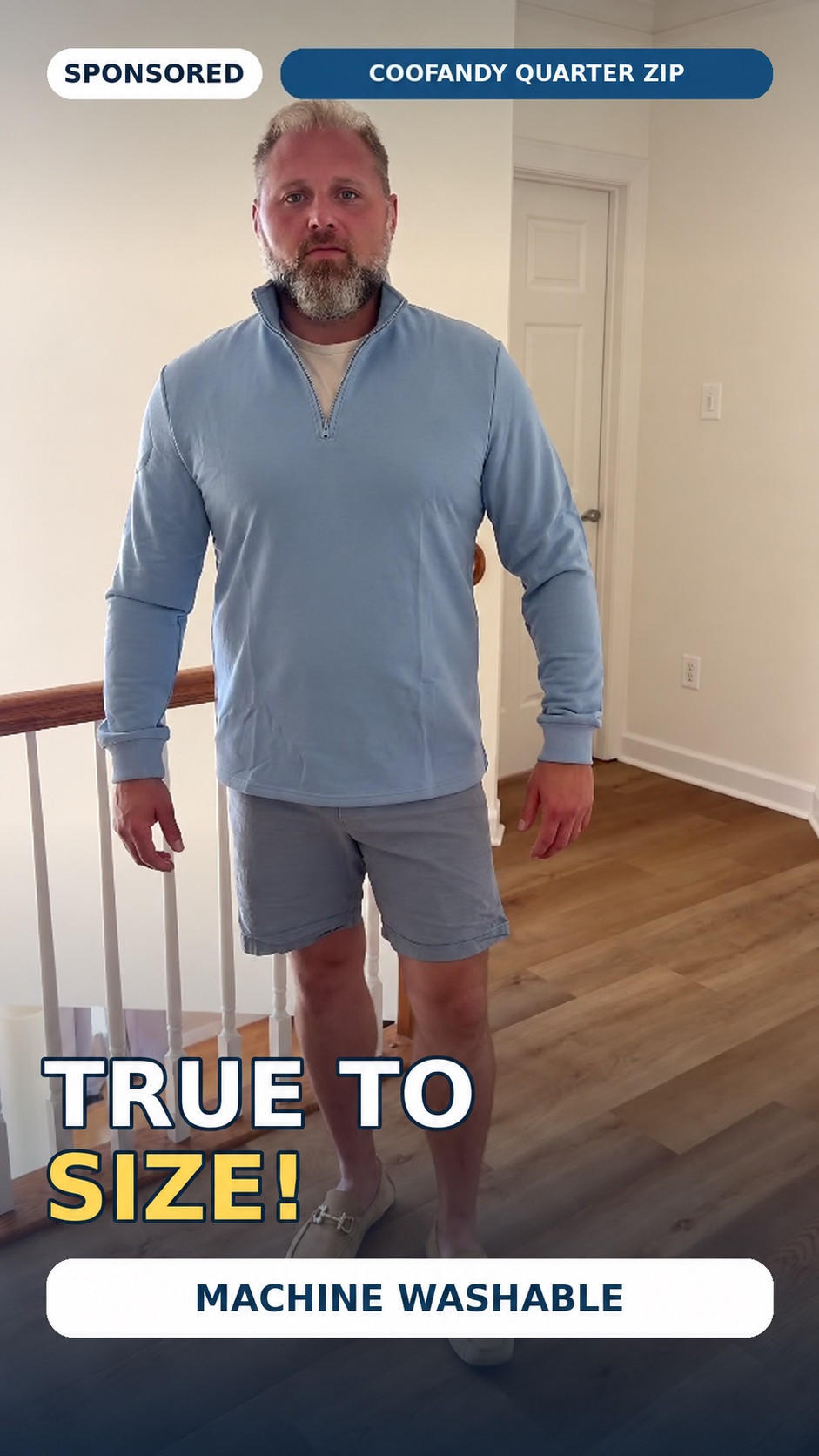 #ad Paid partnership with @coofandyofficial 💙

If your husband says he doesn’t need new clothes, respectfully ignore him and add this to the cart. 😂

This COOFANDY quarter zip is the perfect mix of comfortable and put together. It fits true to size, has a clean athletic look, and this soft blue color is so good for fall!

Style it with shorts while it’s still warm, then switch to jeans or chinos when the temperature drops. And yes, it’s machine washable because we do not do high-maintenance men’s clothing in this house!

Shop through the link in my bio and use sitewide code MT17 for 17% OFF!

#COOFANDY #COOFANDYstyle #COOFANDYgifts #COOFANDYpartner #AmazonMensFashion #MensStyle #FallOutfitIdeas

#LTKSaleAlert #LTKMens