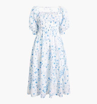 The Nesli Nap Dress - Blue Botanical | Hill House Home