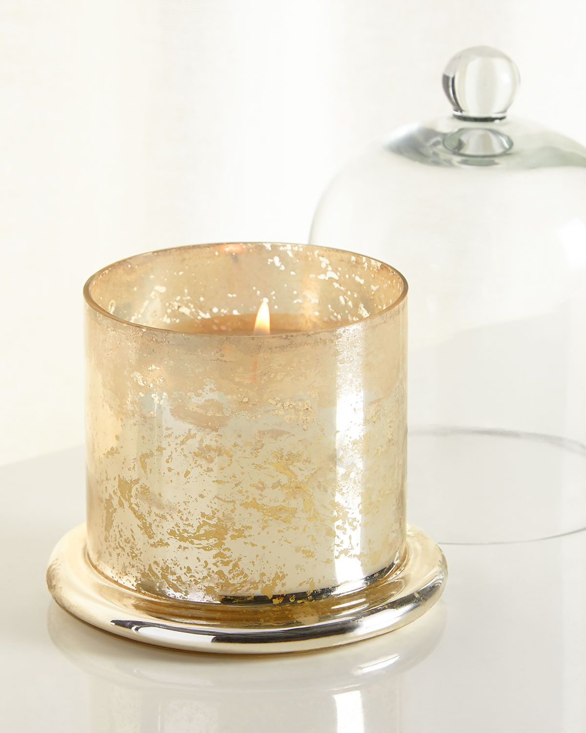 Mercury-Glass Candle | Neiman Marcus