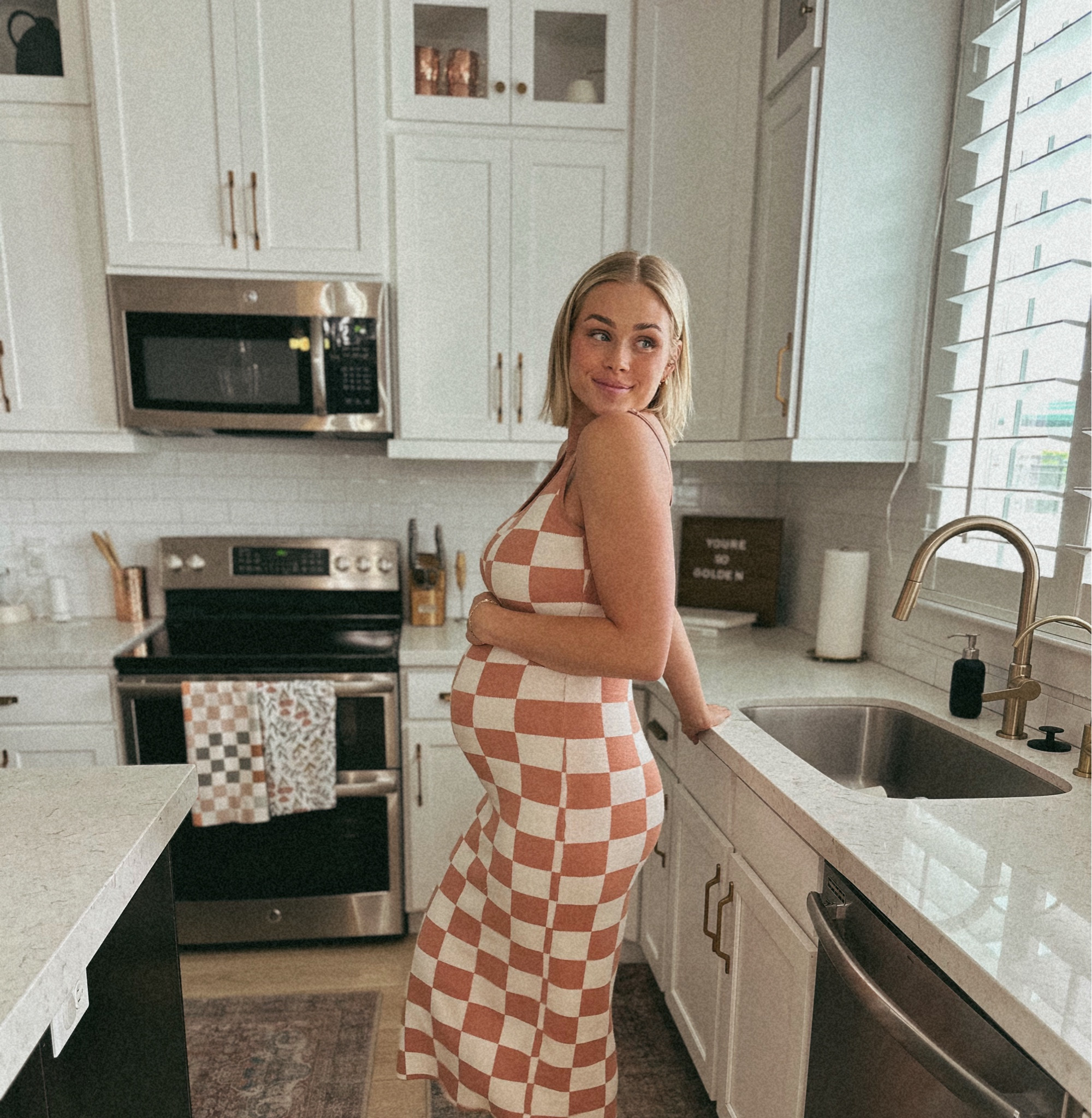 20 weeks in this dress with triplets!! Wore this dress pre pregnancy!

#LTKbump