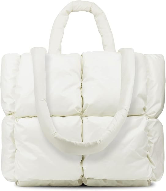 oexe Puffy tote bag，Handbags for women,Large Puffer Tote Bag, Puffer bags for women,Luxury bags... | Amazon (US)