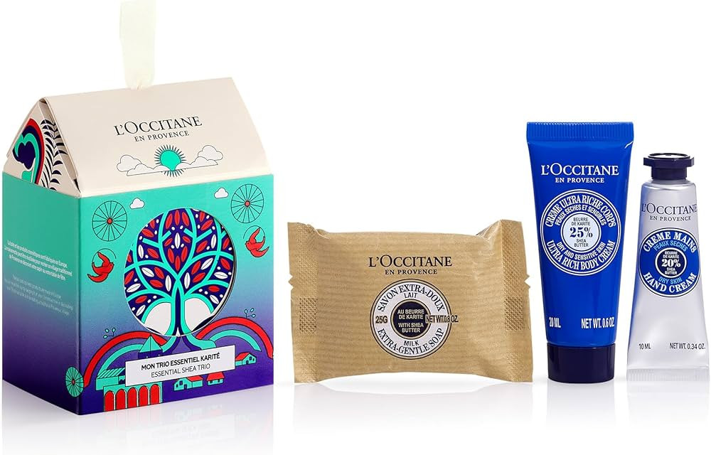 L'OCCITANE Shea Holiday Ornament Gift Set for Comforted & Nourished Skin: Includes Travel-Sized S... | Amazon (US)