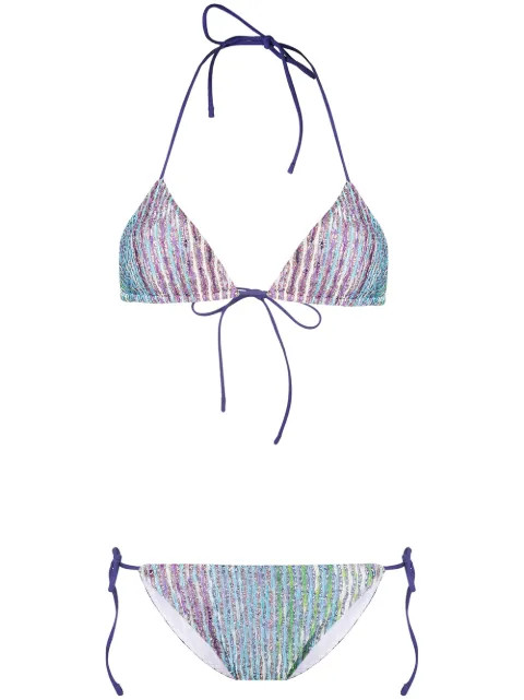 knitted triangle bikini | Farfetch (RoW)