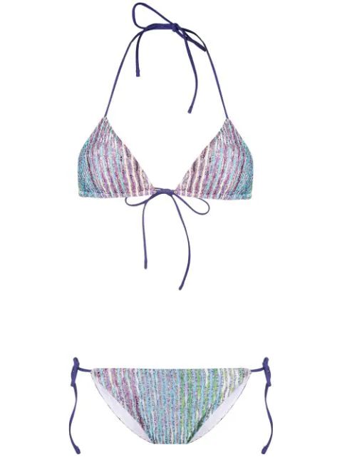 knitted triangle bikini | Farfetch (RoW)