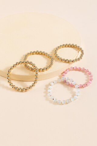 Hanne Beaded Bracelet Set | Francesca's