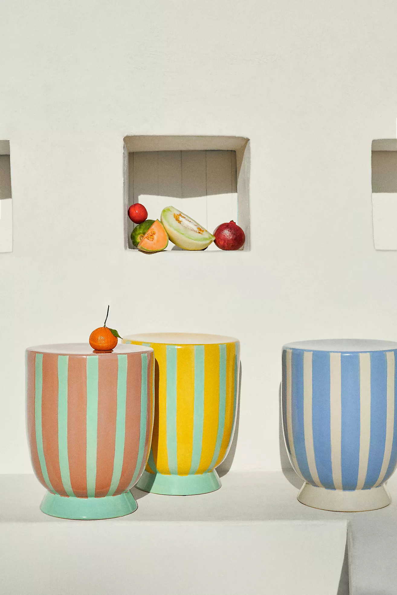 Darby Ceramic Side Table | Anthropologie (US)