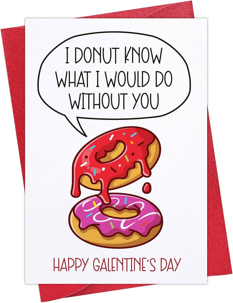 D4DREAM Happy Galentines Day Cards I Donut Know What I Would Do Without You Galentines Day Gifts ... | Amazon (CA)