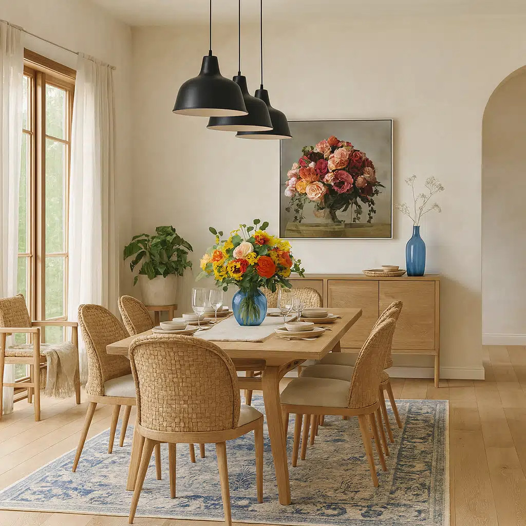 If you love a clean, minimal home but still want it to feel warm and inviting… this coastal dining room look is EVERYTHING 🤍 The mix of soft neutrals + natural textures creates that perfect balance of cozy and elevated. Wayfair seriously understood the assignment with these pieces — they look designer but won’t break your budget. This is the kind of setup that makes your space feel calm, aesthetic, and instantly put together. Saving this for my next home refresh asap ✨#LTKHome #WayfairFinds #CoastalStyle #DiningRoomInspo #NeutralAesthetic #ModernCoastal #HomeDecorIdeas #AffordableDecor #LTKSale #HomeRefreshIdeas #CleanGirlHome #DiningSpace #InteriorStyling #SoftHome #WarmMinimalism #HomeTrends2026 #ViralHome #LTKTrending #SimpleLuxury #HomeUpgrade #DecorGoals #WayfairDeals 

 #LTKSeasonal #LTKHome #LTKSaleAlert