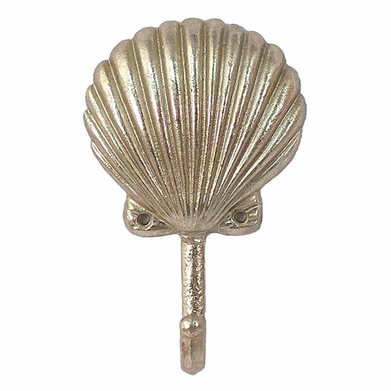 Shell Gold Metal Wall Hook, 4x7 | At Home